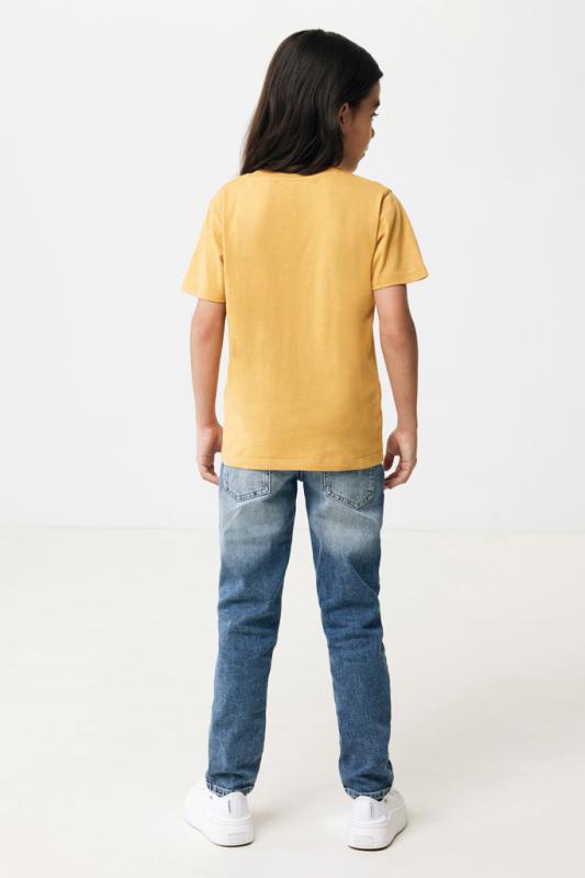 Detské tričko IQONIQ Koli z recykl. bavlny ochre yellow 7-8r (122-128cm) 10