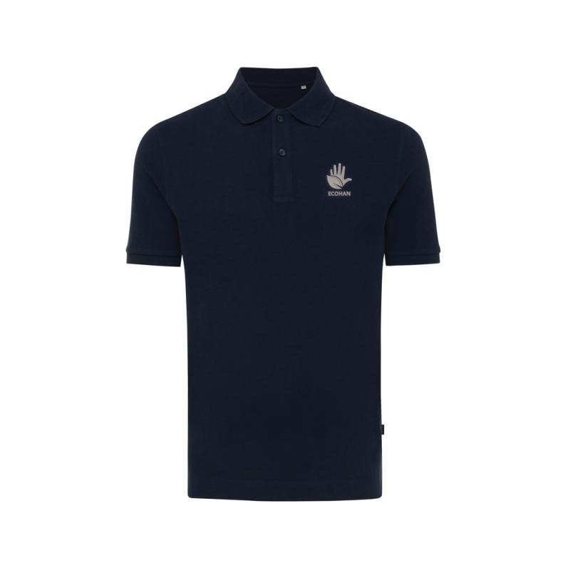 Polo tričko IQONIQ Yosemite z recykl. bavlny námornícka modrá 5XL 3