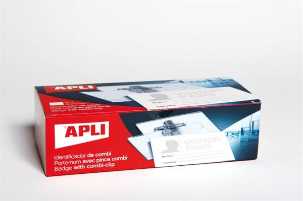 APLI Visačka so špendlíkom a štipcom, 90x56 mm 1