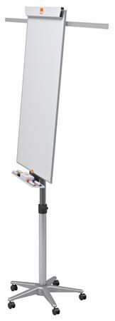 Flipchartová tabuľa, mobilná,  NanoClean™ povrch, magnetická, 2 pomocné ramená, NOBO 5