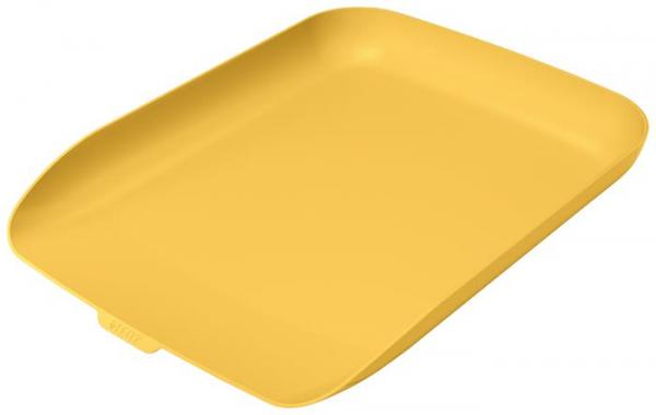 Zásobník na dokumeny, plastový, LEITZ "Cosy", teplá žltá 1