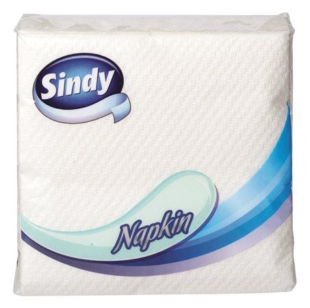 . Servítky, 45 listov, "Sindy", biele