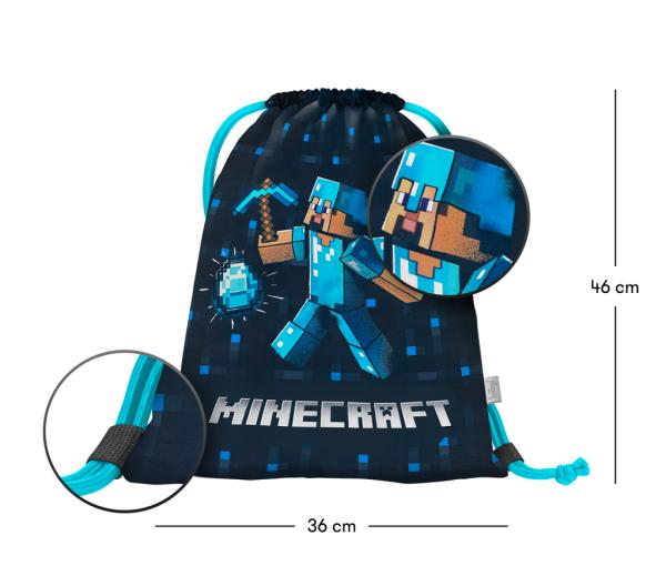 BAAGL Vrecko Minecraft Blue Axe 2