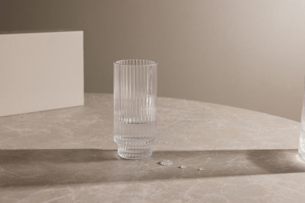 VINGA York highball poháre, 4-dielna sada priehľadné 6