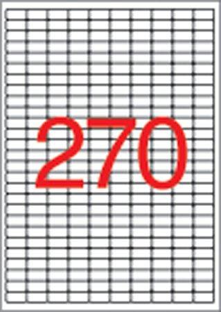 Etikety, univerzálne, 17,8x10 mm, odstrániteľné, zaoblené rohy, APLI, 6750 etikiet/bal 1