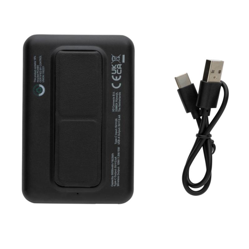 Powerbanka Urban Vitamin Los Altos 5000mAh z RCS rec. plastu čierna 7