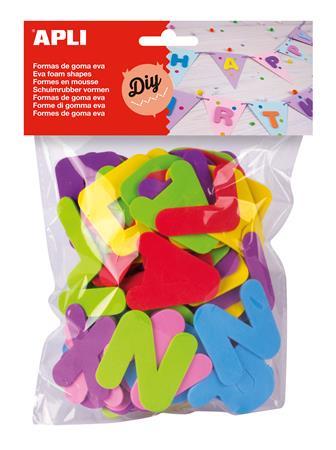 Moosguma, písmená, APLI "Eva Sheets", mix farieb