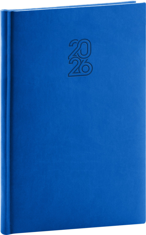 NOTIQUE Týždenný diár Aprint 2026, modrý, 15 x 21 cm