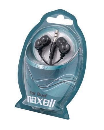 Slúchadlá, MAXELL "Plugz", čierna 4