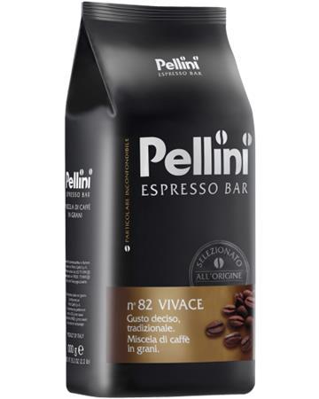 Káva, pražená, zrnková, 500 g, PELLINI "Vivace" 1