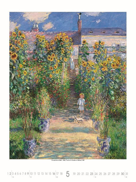Nástenný kalendár Gardens Impressionism 2027 6