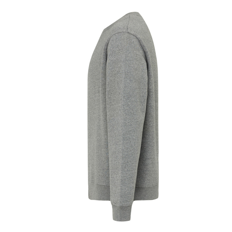 IQONIQ Toria Unisex mikina s okrúhl. výstrihom z rec. bavlny light heather anthracite XL 3