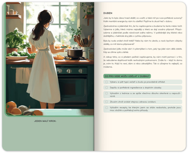 NOTIQUE Týždenný Láskavý diár 2026, 13 x 21 cm 2