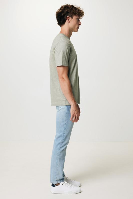 Ľahké tričko IQONIQ Sierra z recykl. bavlny light heather green XXS 12
