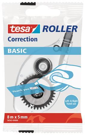 Korekčný roller, 5 mm x 8 m, TESA "Basic" 1