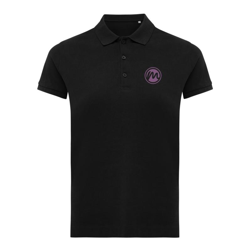 Dámske polo tričko IQONIQ Yosemite z recykl. bavlny čierna XL 3