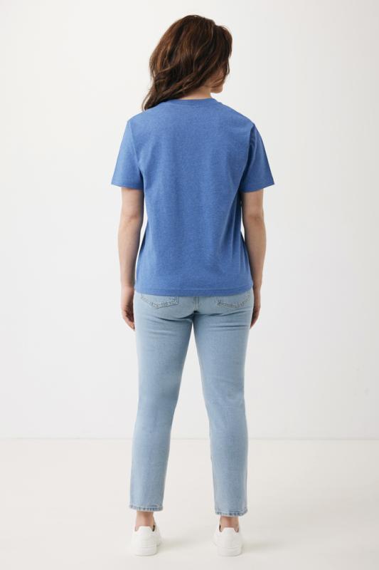 Tričko IQONIQ Teide z recykl. bavlny heather blue L 7