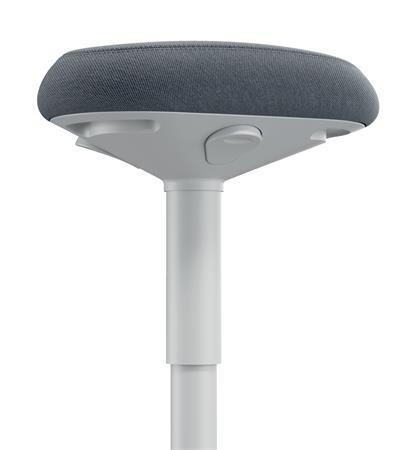 Balančná stolička na státie s oporou, ergonomická, LEITZ "Ergo Active", svetlosivá 2