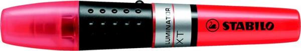 Zvýrazňovač, 2-5 mm, STABILO "Luminator", červený 2
