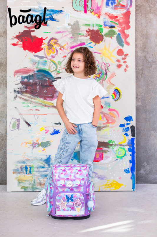 BAAGL SADA 5 Ergo Candy: aktovka, peračník, vrecko, zástera, peňaženka 7