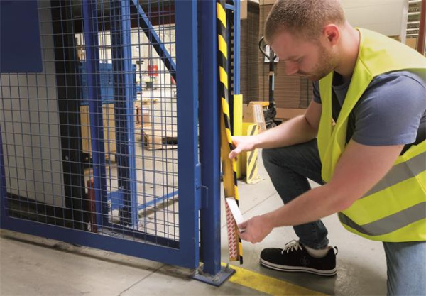 Ochranný profil na rohy, DURABLE "C35", žltý-čierny 6