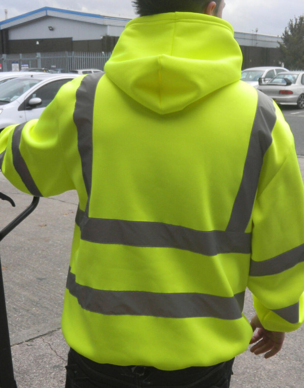 Fluo mikina s kapucňou 1
