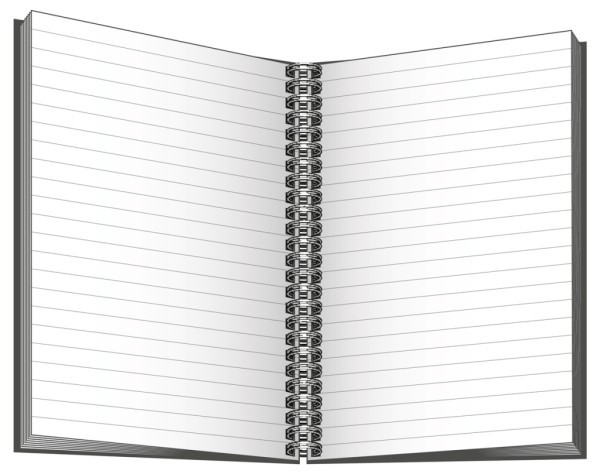 NOTIQUE Notes Twin čierny/žltý, linajkovaný, 21 x 29,7 cm 5