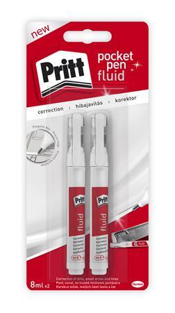 Korekčné pero, 8 ml, blister, HENKEL "Pritt Pocket Pen" 2