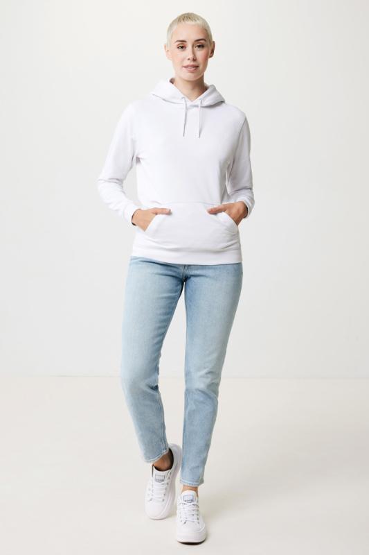 Mikina s kapucňou IQONIQ Jasper z recykl. bavlny recycled white L 7