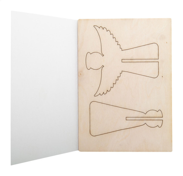 CreaX Vianočná pohľadnica, anjel 2