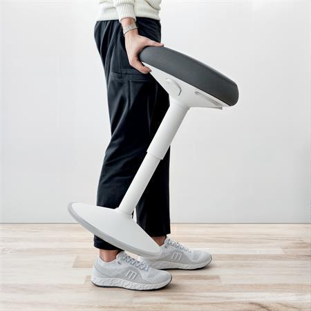 Balančná stolička na státie s oporou, ergonomická, LEITZ "Ergo Active", svetlosivá 7