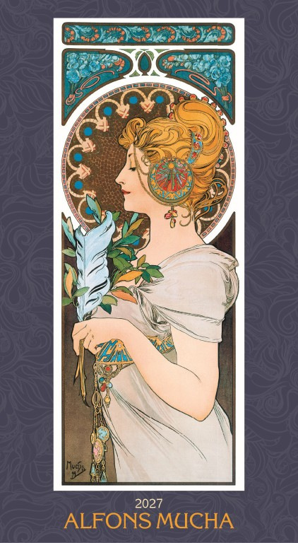 Nástenný kalendár Alfons Mucha 2027 1