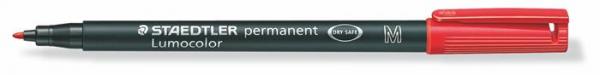 Permanentný popisovač, OHP, 1 mm, STAEDTLER "317 M", červený 2