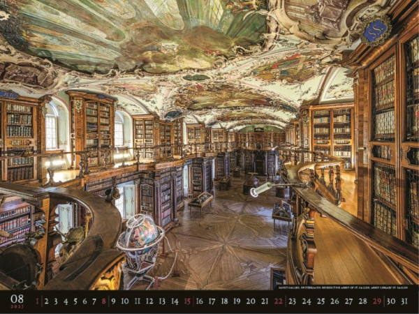 Nástenný kalendár Bibliotheca 2027 9
