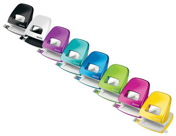 Dierovačka, dvojdierová, 30 listov, LEITZ "Nexxt Wow", zelená 9