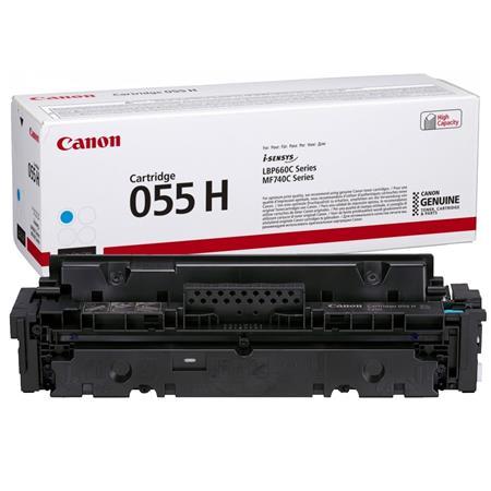 CRG-055H laserový tóner i-Sensys, k tlačiarňam LPB663, 664, MF742, 744, 746, CANON, cyán,