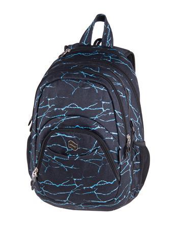 Batoh, 2in1, s priehradkou na notebook a s audio konektorom, PULSE "Teens Blue Lava" 1