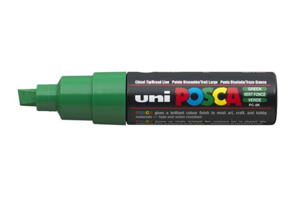 Dekoračný popisovač, 8 mm, UNI "Posca PC-8K", zelený 1