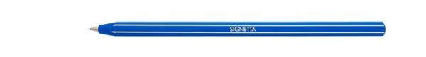 Guľôčkové pero, 0,7 mm, s vrchnákom, ICO "Signetta", modré 3