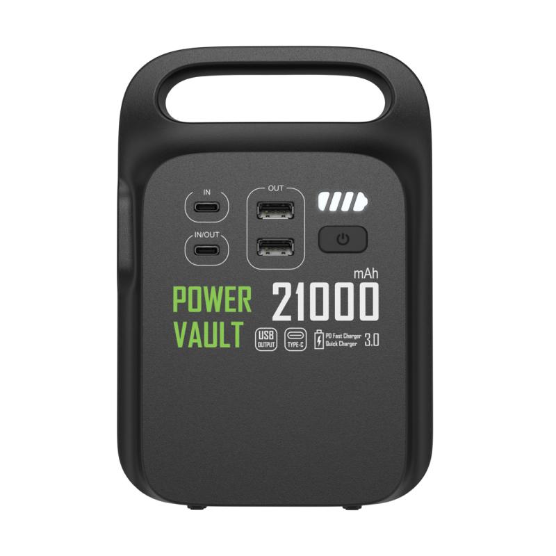 Prenosná nabíjacia stanica Power Vault 21000mAh z RCS RPET čierna 3