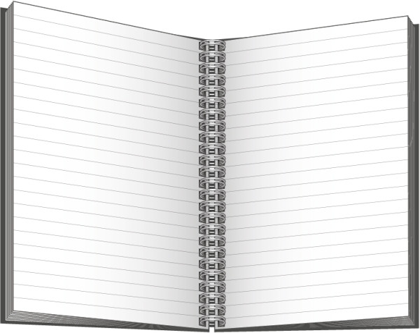 NOTIQUE Notes Twin čierny/žltý, linajkovaný, 21 x 29,7 cm 4