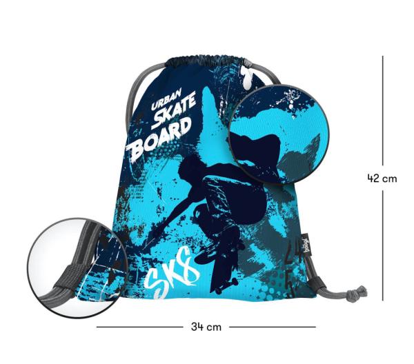 BAAGL Vrecko na obuv Skateboard 2
