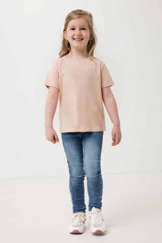 Detské tričko IQONIQ Koli z recykl. bavlny peach nectar 5-6r (110-116cm) 5