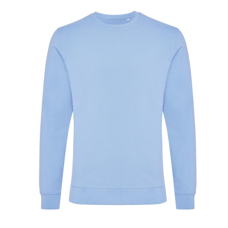 Mikina IQONIQ Zion z recykl. bavlny sky blue XXS
