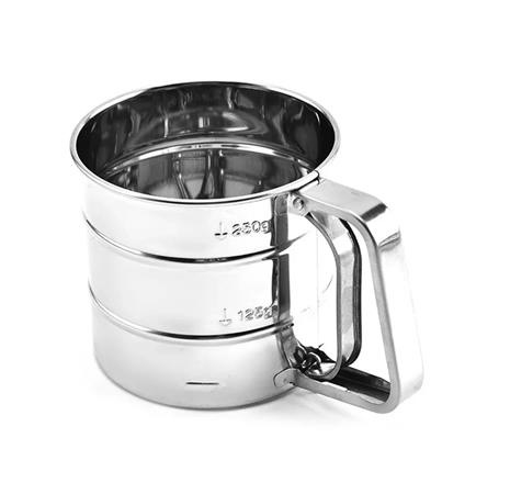 . Cukrárska dóza na práškový cukor, 250 ml, nerez 1