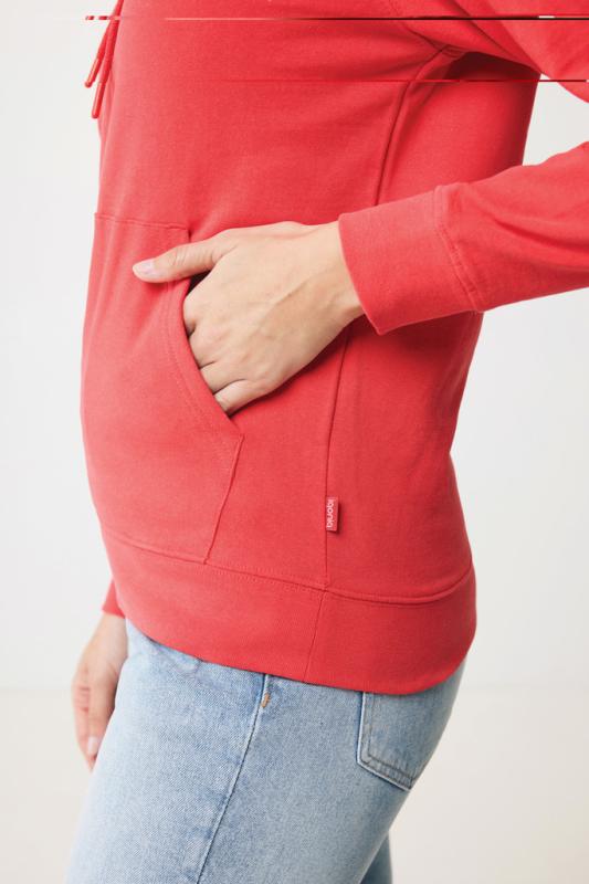 Mikina s kapucňou IQONIQ Jasper z recykl. bavlny luscious red XS 15