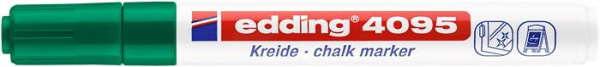 Kriedový popisovač, 2-3 mm, kuželový, EDDING "4095", zelený