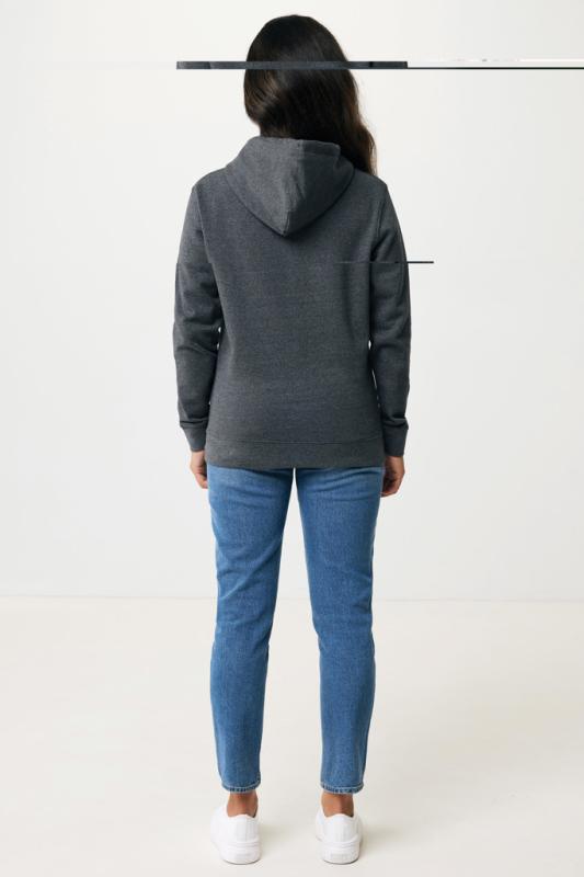 Nefarbená mikina s kapucňou IQONIQ Torres z recykl. bavlny heather anthracite XXXL 8