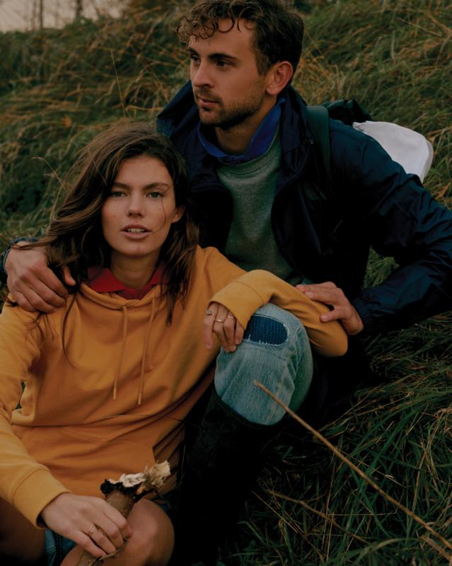 Mikina s kapucňou IQONIQ Jasper z recykl. bavlny ochre yellow M 10