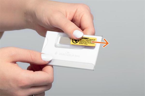 Visačka, s magnetom proti pretáčaniu, 90x54 mm, DURABLE 2